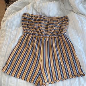 Strapless romper, worn once
